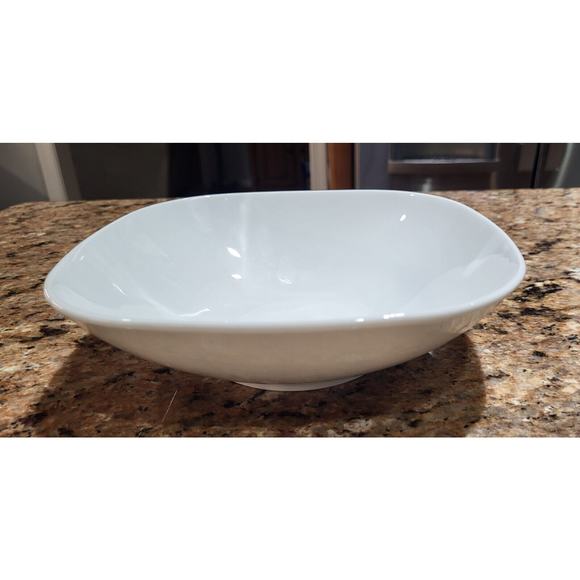 (Qty 1) IKEA Of Sweden White 8" Square Shaped Rounded Edges # 20726 - Picture 1 of 14